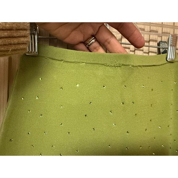 SANDRO Manray Crystal-Embellished Midi Skirt Sz 6 New with Tags - Picture 11 of 16